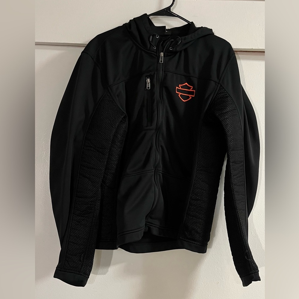 Harley-Davidson Black and Orange Performance Jacket